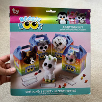Ty Beanie Boos Adoption Kit (8 Boxes, 10 Certificates) for Party