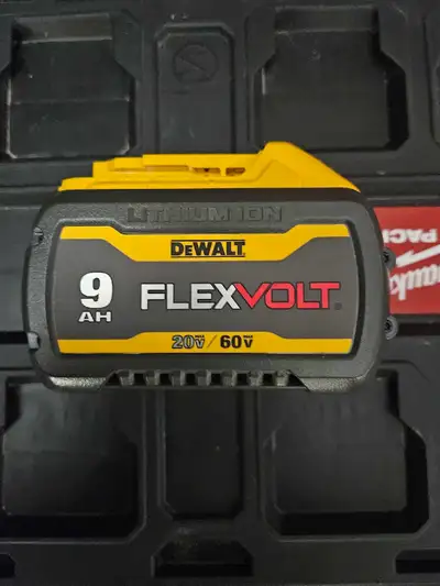 Dewalt 20v/60v 9AH Flexvolt Battery, View more