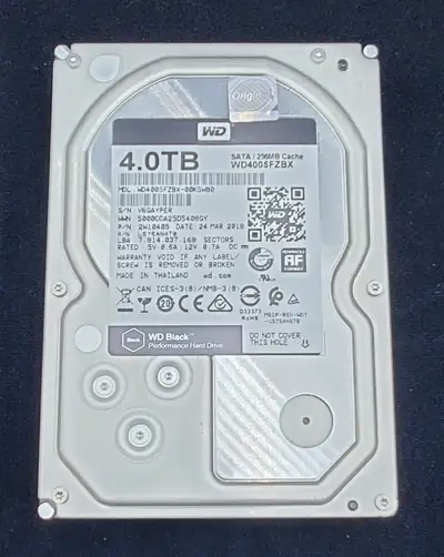 WD BLACK 4TB SATA WD4005FZBX WESTERN DIGITAL GAMING, View more