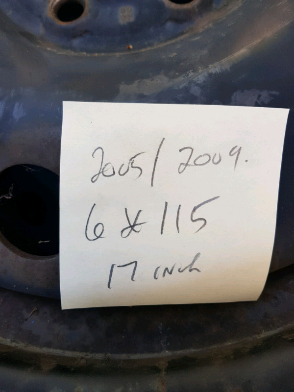 Rims 6x115 mm  chev uplander 2005-2009 in Tires & Rims in Bridgewater