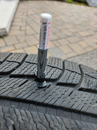 4 Winter tires Michelin Latitude X-Ice 235-65R17 8/32" &  Rims