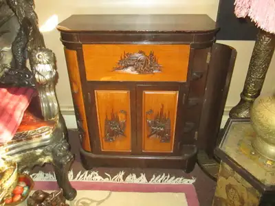 Oriental Asian Chinese Bar Made of Carved Wood Best Offers, View more