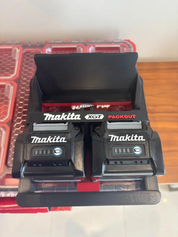 Packout Holder Caddy Carrier for 6x Makita XGT 40V Batteries in Power Tools in Markham / York Region - Image 3
