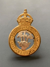WW2, Princess Patricia’s Canadian Light Infantry Cap Badge