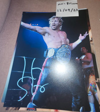 Kenny Omega signed 8x10 photos AEW ROH TNA NJPW Wrestling Lutte
