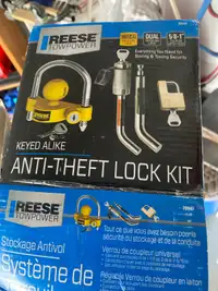 Trailer anti theft lock kit 