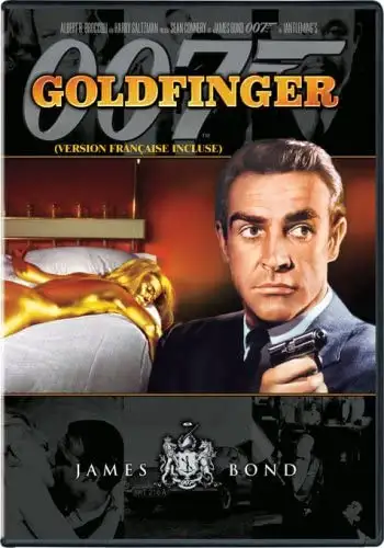 James Bond 007 Goldfinger and Thunderball DVD's starring Sean Connery.