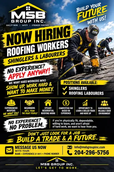 Roofers Wanted, View more
