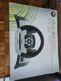 Xbox 360 wireless steering wheel 
