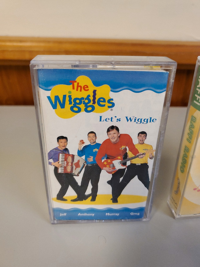 Kids Lot Of Vintage Cassette Tapes 4pc The Wiggles, Raffi, Barne in Other in St. Catharines - Image 2