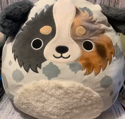 HTF Squishmallow Pet Squad Raylor the Australian Shepherd Plush, View more