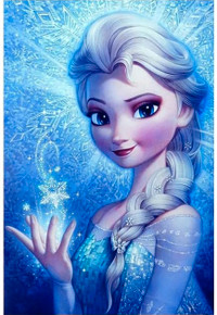 Peinture diamant 5D pour adultes : La reine des neige : Elsa