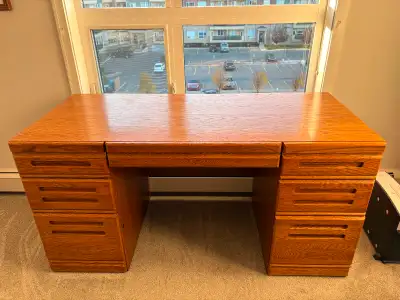 Solid Oak Desk, View more