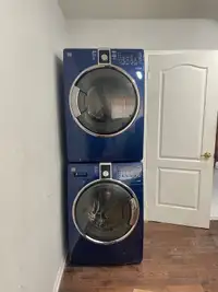Beautiful Blue washer dryer can Deliver
