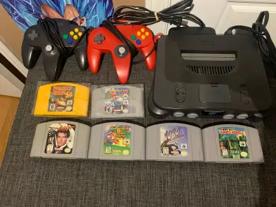 Nintendo 64, Controllers and Games, View more