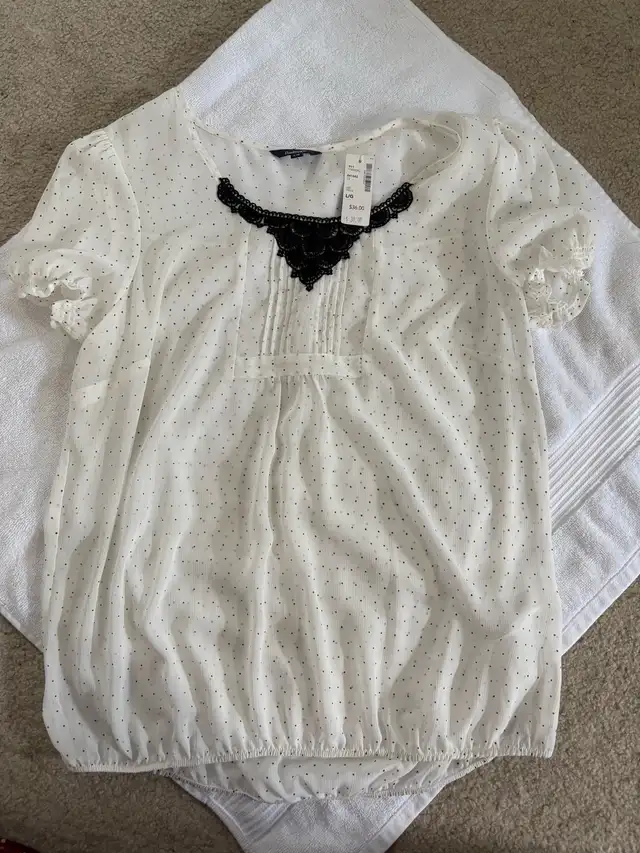 Reitmans Polka Dot Blouse