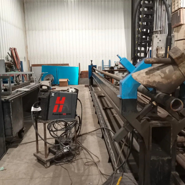 CNC Pipe Profiling-Notching- 30ft Drillstem Pilings CNC in Other in Calgary - Image 2