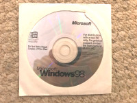 WINDOWS 98 NEW CD IN SEALED PACKAGE NO KEY SEE MY OTHER ADS FOR