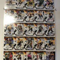 2014-2015 Signed Kingston Frontenacs uncut card sheet