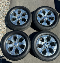 20” Ford F-150 Platinum alloy wheels w TPMS. 6x135