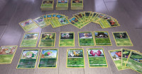 Lot de cartes vertes Pokémon 