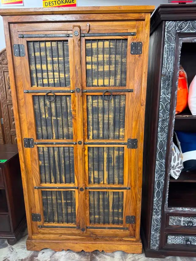 ✅ Armoire en bois de rose, Bibliothèque Indienne, vaisselier in Bookcases & Shelving Units in City of Montréal - Image 3