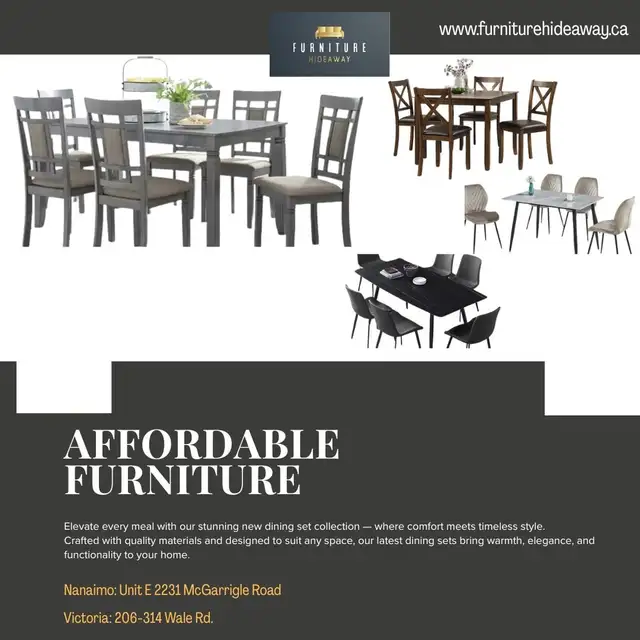 Affordable Dining Sets and Bedframes in Dining Tables & Sets in Cowichan Valley / Duncan - Image 2