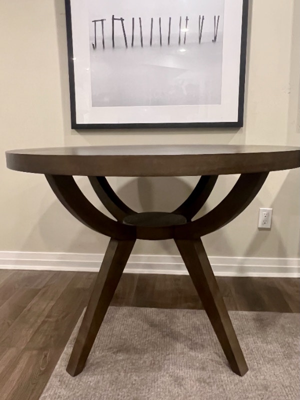 West Elm Arc Dining Table 42" Round Dining Tables & Sets City of