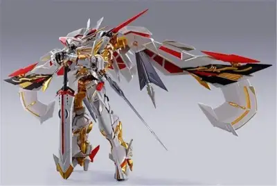 I am selling a Brand New Bandai Gundam Metal Build Astray Gold Frame Hana Ver. It is tapes sealed an...