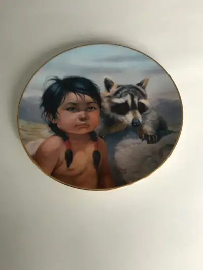 DARK EYED FRIENDS BY: GREGORY PERILLO Plate, View more