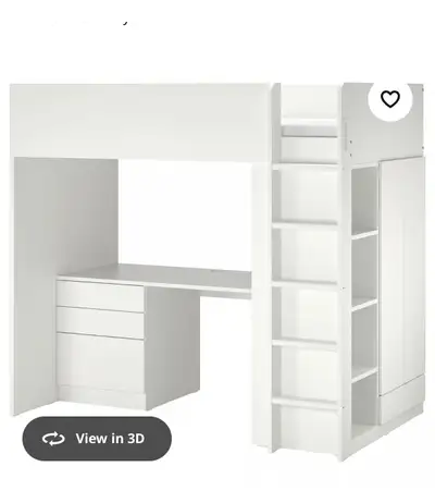 IKEA kids bunk bed and mattress in excellent condition. $350 if it can be taken apart.