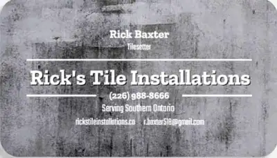 Renovation/Tile Availability, View more