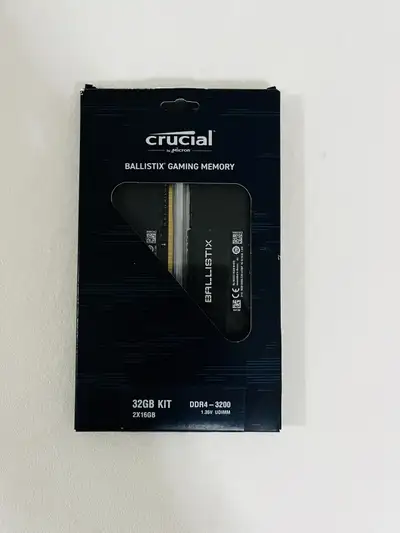 Crucial Ballistix 3200 MHz DDR4 DRAM Desktop Gaming Memory, View more