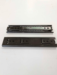 10" Black Drawer Slides 