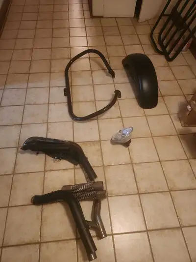 I have parts that are like new for a 2013 Fatboy low Harley-Davidson will sell separately