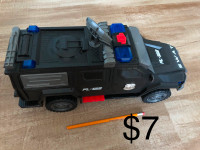 Toy SWAT truck with sounds