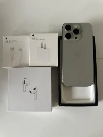 "iPhone 16 Pro – 128GB • AirPods + Fast Charger available IMEI Clean / Not Blacklisted Fully Unlocke...