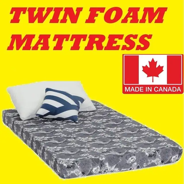 TWIN FOAM MATTRESS SALE $89 ONLY DOUBLE AND QUEEN AVAILABLE.. in Beds & Mattresses in Oakville / Halton Region - Image 4