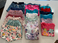 Spring / Summer Toddler Girls Clothing Bundle, Sizes 4 & 5