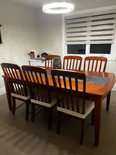 Solid wood dining table set, View more