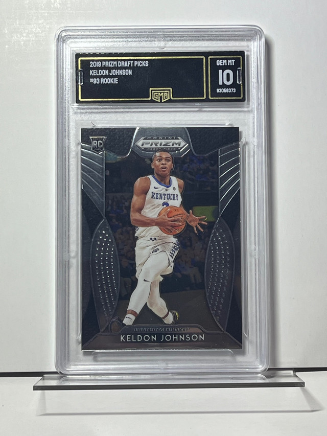 Keldon Johnson 2019-20 Prizm Draft Picks Blue Prizm Rookie Spurs in Arts & Collectibles in Markham / York Region