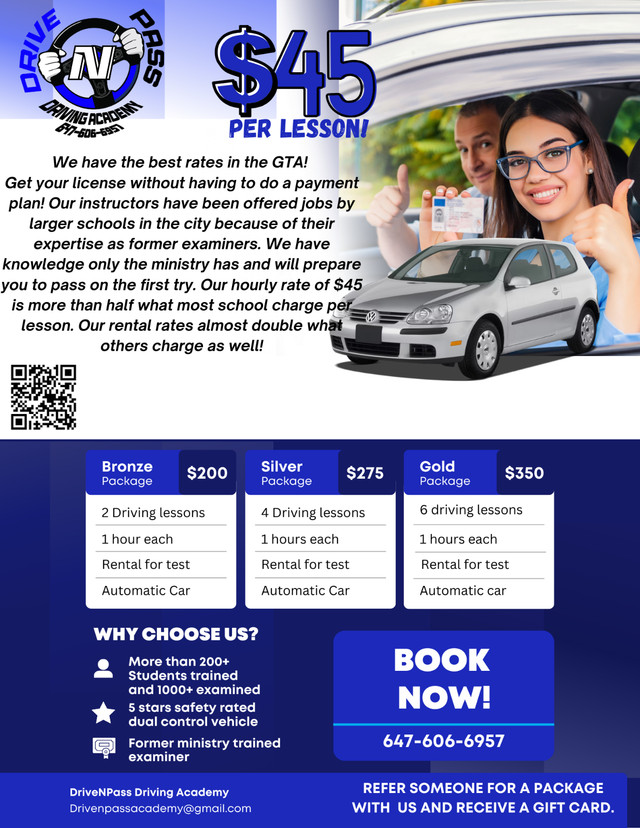 Top rated driving school GTA Former examiners in Classes & Lessons in City of Toronto - Image 2