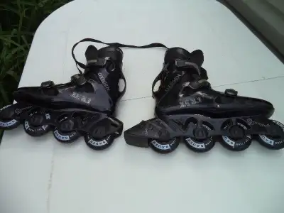 patins à roues alignées noir pour femme poiture 26.5 égale 9.5 américain marque oxygen xe31 les roue...