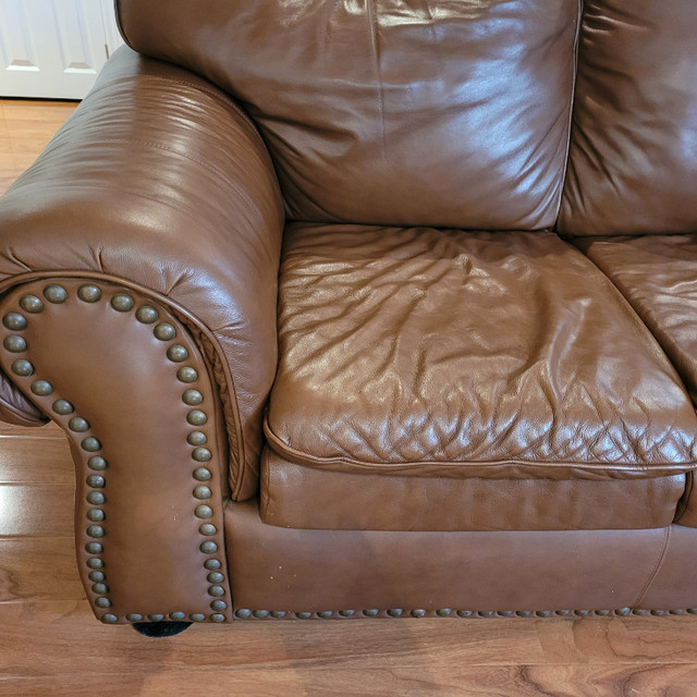 Leather couch and love seat in Couches & Futons in St. Catharines
