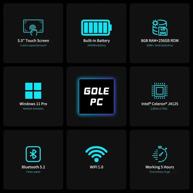 HEIGAOLAPC Mini PC Win 11 PRO ,Intel Celeron J4125 Mini, 8GB ram in iPads & Tablets in Delta/Surrey/Langley - Image 4