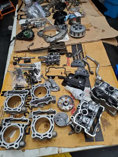 I have parts from 3 bikes. 2007, 2009 and 2014. (Also a 2011 cyl. Head.) Some parts interchange betw...