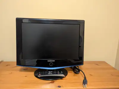 19" Samsung LCD TV with remote., View more