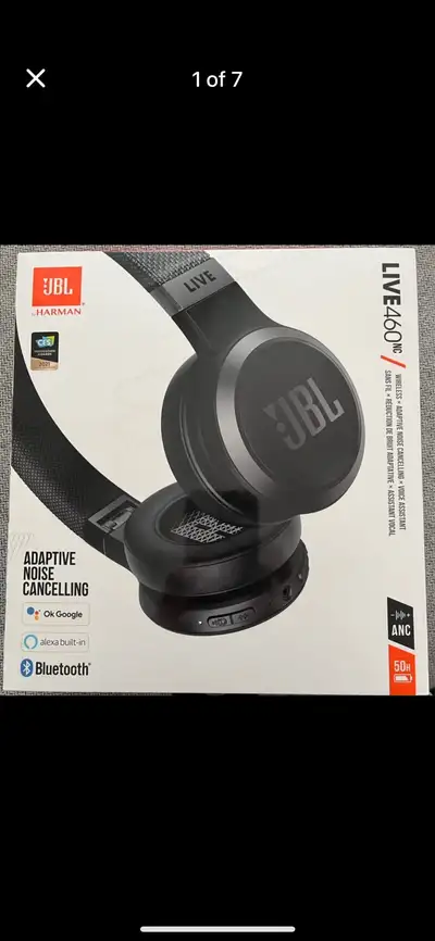 JBL noise cancelling Headphones, View more