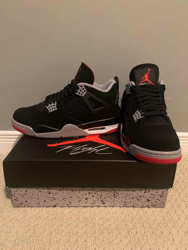 Jordan 4 bred in Men's Shoes in Ottawa
