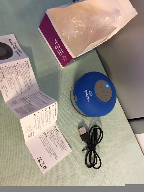 Allstate Bluetooth Waterproof Small Travel Speaker - NEW64750349161601122